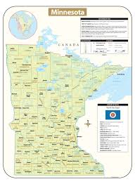 Minnesota is the northernmost state outside alaska; Minnesota Shaded Relief Map The Map Shop