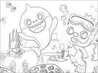 1 favorite character, baby shark! Shark Coloring Pages For Kids Astro Blog