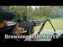 The browning automatic rifle (bar or b.a.r.) is a family of american automatic rifles and machine guns used by the united states and numerous other countries during the 20th century. Browning Bar M1918 Youtube