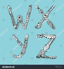 Download 82 royalty free alphabet letters henna . Hand Drawn Floral Alphabet With Mehndi Elements Royalty Free Stock Vector 286077290 Avopix Com