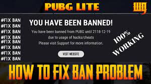 Pubg Pc Lite Fix Permanent Ban Problem 100 Working Solution Youtube