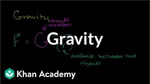 Introduction To Gravity Video Khan Academy