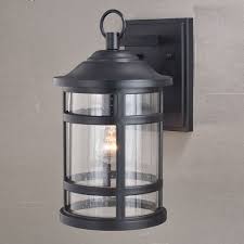 Vaxcel T0524 Southport Matte Black Outdoor Lighting Sconce Vxl T0524