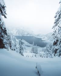 A Very Snowy Snow Lake Washington Oc 1800x1440 Snow Lake Winter Scenery Earth Pictures