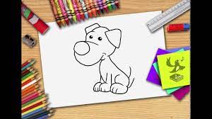 De hond is speciaal gemaakt voor kinderen. Hoe Teken Je Een Hond Zelf Een Hond Leren Tekenen Youtube Leer Tekenen Kleurboek Tekenen