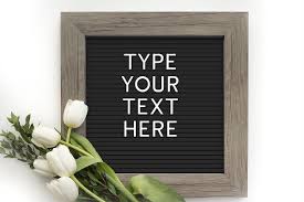 Digital Letter Board Font Included Psd File 206163 Signage Design Bundles Lettering Web Design Quotes Letter Board