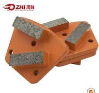 Concrete Grinding Pad Metal Bond Diamond Trapezoid Double Bar 2 Segment  Floor Polishing Block Shoe Diamond Tools Grinding Wheel