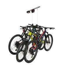 Wennow new bicycle bike lift ceiling mounted hoist storage garage hanger durable rack. Multi Bike Lifter Garage Smart