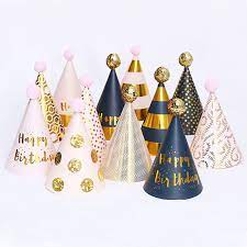 1pcs Rabbit Happy Birthday Party Hats Polka Dot Diy Cute Handmade Cap Crown Shower Baby Decoration Gifts Supplie Party Hats Aliexpress
