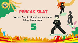 Latihan pencak silat dengan tekun dapat menghasilkan gerak dasar yang baik. Pencak Silat Variasi Gerak Nonlokomotor Pada Sikap Kuda Kuda Ppdr Pjok Kleas 5 Minggu 9 Youtube