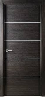 Modern Interior Single Door Italian Legna Nera Decorative Strips Doors Interior Modern Wood Doors Interior Interior Pocket Doors