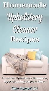 If you prefer to create diy couch cleaners, you will need two clean spray bottles to apply the solutions.; Homemade Upholstery Cleaner Recipes