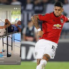 Marcos rojo makes the most of his free time as manchester united defender adds new tattoo to his marcos rojo uploaded picture showing new lion tattoo on his right thigh injury ravaged season has seen rojo play just 11 premier league games Foto Asi Quedo El Tatuaje De Diego Armando Maradona Que Marcos Rojo Se Hizo Bolavip