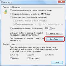 How To Locate Windows Live Mail Store Folder