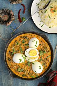 Creamy Egg Curry With Methi Leaves Methi Anda Curry Recipe Egg Curry Methi Leaf Recipes