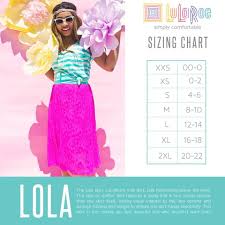 Lularoe Lola Skirt Sizing Chart Lularoe Lucy Sizing
