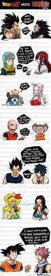 Dbz Meets Fairy Tail Fairy Tail Anime Fairy Tail Funny Fairy Tail