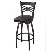 The bray barn chatterly wood stool is the ideal addition to your dining table or kitchen island. Double Cross Back Steel Swivel Barstool Sbs459