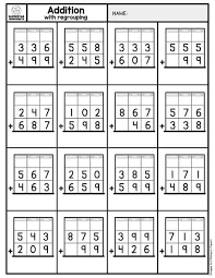 Addition With Regrouping Superstar Worksheets In 2020 Addition Worksheets Addition With Regrouping Worksheets Math Practice Worksheets