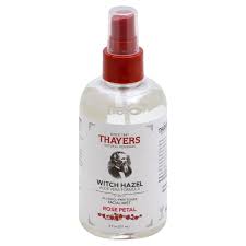The tannins (a class of astringent molecules) are thought to be effective when applied directly to the skin to reduce swelling, help repair broken skin. Thayers Witch Hazel Alcohol Free Facial Mist Toner With Aloe Vera Formula Rose Petal 8 Fl Oz Walmart Com Walmart Com