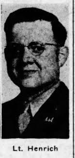 2LT John William Henrich Jr. (1907-1944)