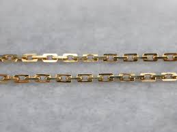 Maybe you would like to learn more about one of these? Rectangle Link 14k Gold Chain Necklace