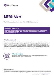 The financial statements of the company have been prepared in accordance with malaysian financial reporting standards (mfrs), international. Deferral Of Effective Date Of Amendments To Mfrs 101 Grant Thornton Malaysia