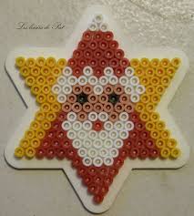 Pere Noel Etoile Les Loisirs De Pat Perle A Repasser Noel Perles Hama Noel Perles A Tisser