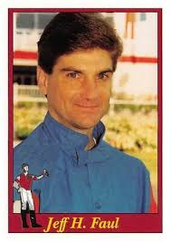 Jeff H. Faul trading card (Horse Racing) 1995 Jockey Star #74