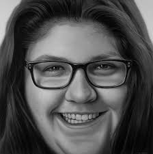 Portrait of Erin Painting by Tony Chimento