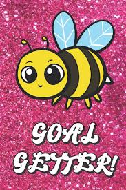 I go over the small easy things to draw. Goal Getter Cute Bumble Bee On Pink Glitter Stars Effect Background Lined Paper Note Book For Girls For Drawing Sketching Crayon Coloring Kids Teens And Adult Journal Books Publishing Janice H