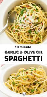 Spaghetti With Garlic And Olive Oil Recipe Italian Pasta Dishes Easy Pasta Recipes Recipes