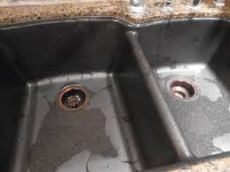 how to clean a granite composite sink