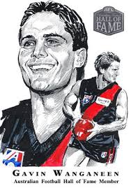 Gavin Wanganeen Hof Jpg Essendon Football Club Australian Football Afl Premiership