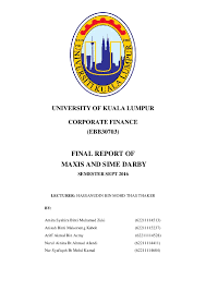 Iii business foundation to support value creation; Pdf Corporate Finance Final Report Of Maxis And Sime Darby Nur Arifah Nazri Academia Edu