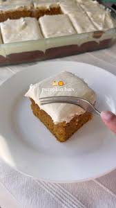 Autumn Pumpkin Dessert: Easy Pumpkin Bars Recipe