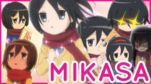 Best Mikasa Cute, Epic, Badass Moments!! | Attack On Titan Junior High |  ENG SUB - Bilibili
