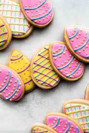Meringue powder may be the gold standard for royal icing, but you after decorating cookies for more than 15 years, i think my mixer might be able to make it without me. Easter Egg Sugar Cookies Sally S Baking Addiction