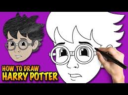 Harry potter drawing even cheeky ghost peeves makes an appearance. Huzzaz How To Draw Harry Potter Easy Step By Step Drawing Lessons For Kids