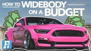 And then, look at the rearview mirrors, which are almost nonexistent. How To Widebody On A Budget Youtube