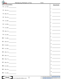 Multiplication Worksheets Free Commoncoresheets