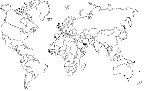 World map coloring page with countries online. World Map Coloring Page World Map Coloring Page World Map With Countries Map