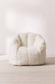 .pink furry chair】this elegant swivel chair is suitable for every environment, which is perfect for bedroom as a vanity chair, office as a computer chair velvet desk chair: White Soft Faux Fur Spherical Chair