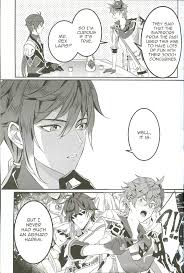 Yaoi manga Genshin Impact – The Intoxicated Harbinger and Archon. Pairing:  Zhongli \u0026 Tartaglia