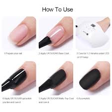 See more ideas about gel nails, nails, nail designs. 1pc Ur Sugar 7 5ml Matte Nail Art Uv Gel Top Coat Soak Off Nail Gel Polish Long Lasting Nail Base Coat Shopee Philippines