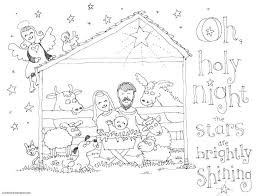 Each printable highlights a word that starts. Nativity Coloring Pages Skip To My Lou