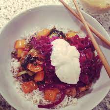 Add rice to the bottom of. Teriyaki Chicken Bowl With A Twist Teriyaki Chicken Bowl Chicken Bowl Teriyaki Chicken