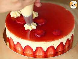 Fraisier O Bolo De Morango Dos Franceses Receita Petitchef