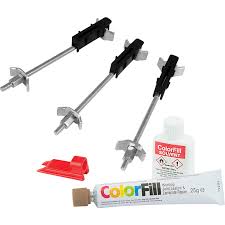 colorfill worktop installation and repair kit oak