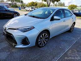 How old is the toyota corolla? Toyota Corolla Se 2017 Silver 1 8l 4 Vin 5yfburhe7hp650558 Free Car History